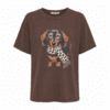 Brun T-shirt med hund
