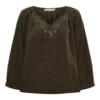 Brun Marta du chateau skjortebluse