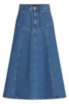 Halvlang  King Louie denim nederdel