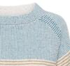 Mansted bluse i lys blå merino