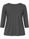 Gråmeleret T-shirt fra Mongul