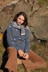 Blå Mansted bluse i merino