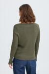 Pulzjeans bluse i støvet grøn