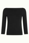 Sort King Louie bluse i bomuld