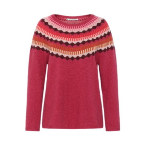 Pink pullover med bærestykke