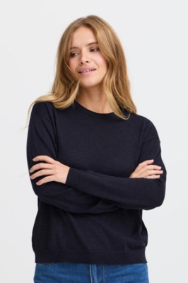 Sort pullover fra Pulz jeans