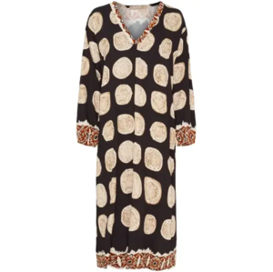 Sort kjole med print fra Marta