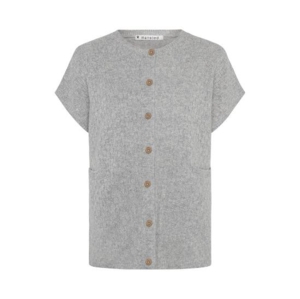 Grå uldvest fra Mansted