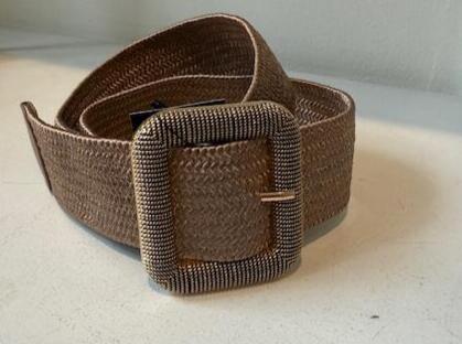 Gråbrunt elastisk bælte
