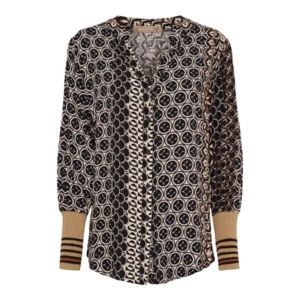Marta skjortebluse med print