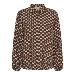 Marta skjorte med brunt print