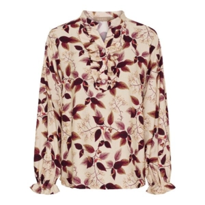 Marta skjorte med bordeaux print