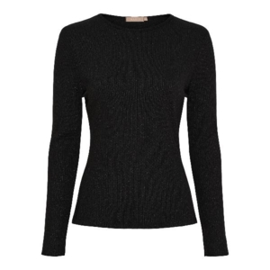 Sort  Marta T-shirt med sølvnister