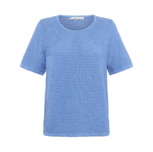 Lyseblå bluse  fra Mansted strik