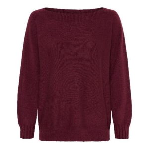Bordeaux Marta strikbluse