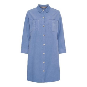 Fløjlskjole fra Marta i frisk blå