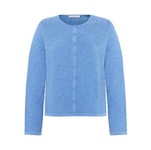 Mansted cardigan i klar blå