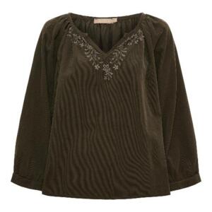 Brun Marta du chateau skjortebluse