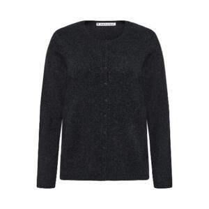 Koksgrå Cardigan i 100% yakuld