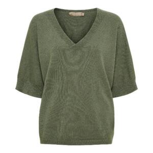 Olivengrøn strikbluse fra Marta du chateau